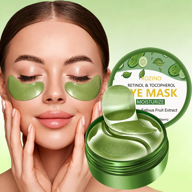 Collagen Under Eye Patches - 30 Paar grüne Augenmasken mit Retinol