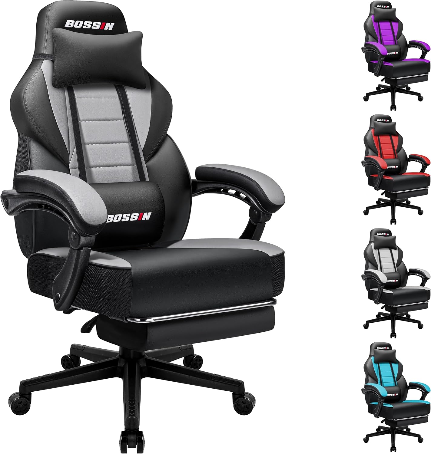 Massage - Gaming-Stuhl mit Massagefunktion, ergonomisches, robustes Design