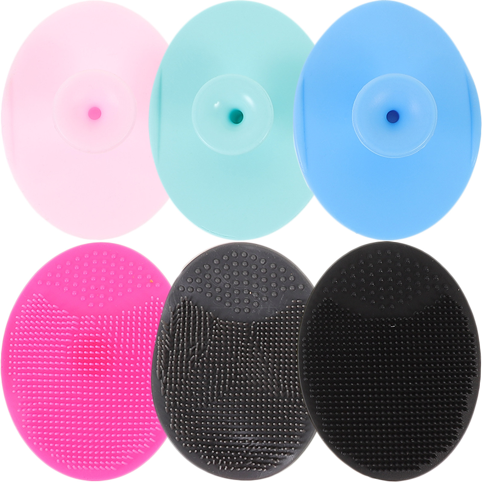 Silicone Face Scrubber Electric - 6 Stück Gesichtsreinigungsbürste, Tiefenreinigungsbürste, Reinigungswerkzeug, Peeling-Gesichtsbürste