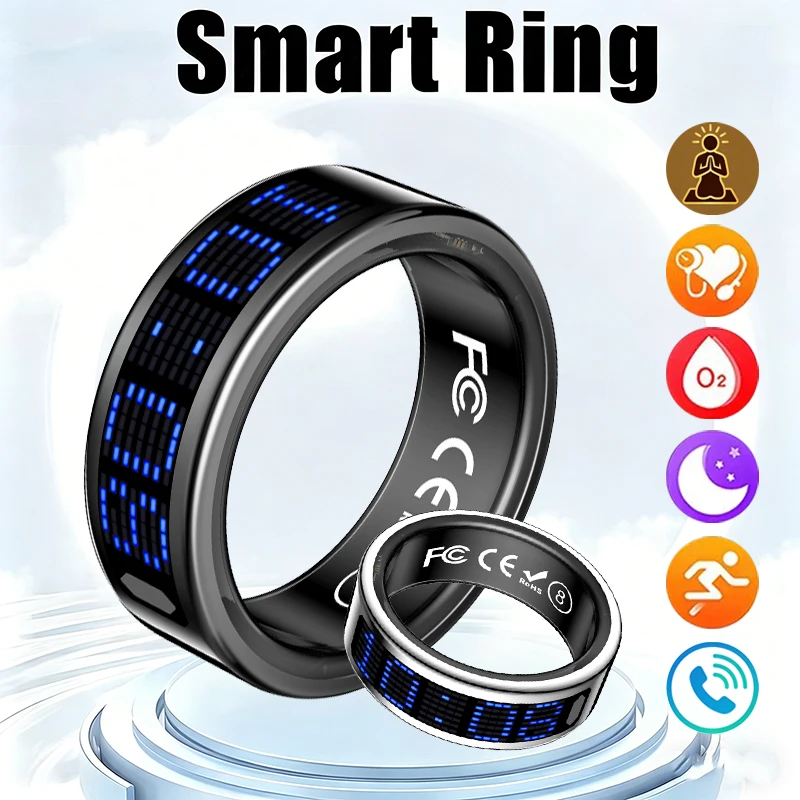 Neuer Smart Ring mit Blauem LE – Health Monitors Bewertung und Preis