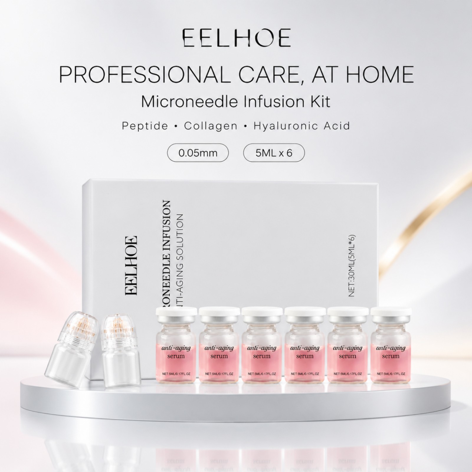 0,2 mm Microneedle Serum-Set 6 – Hyaluronic Acid Facial Serum Bewertung und Preis