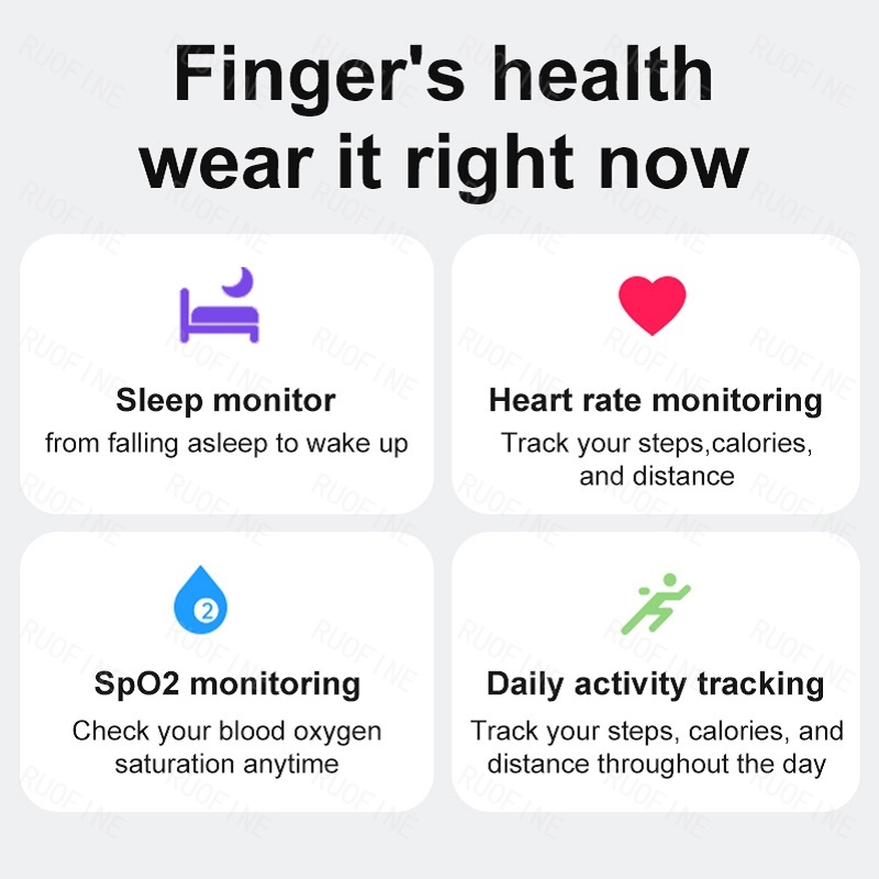 Ring R08 Qring Damen- und Herr – Health Monitors Bewertung und Preis