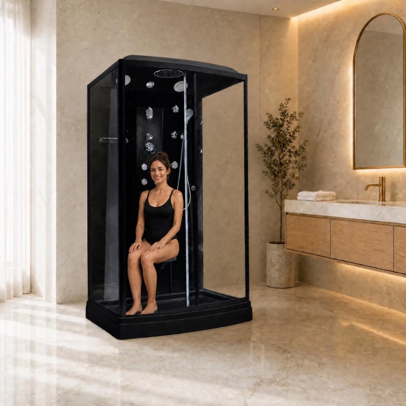 Luxuriöse schwarze rechteckige – Massage Bewertung und Preis