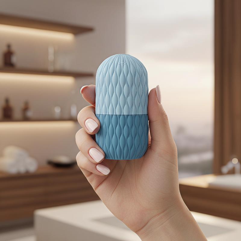 1 Stück wiederverwendbarer Sil – Face Ice Roller Puffiness Bewertung und Preis