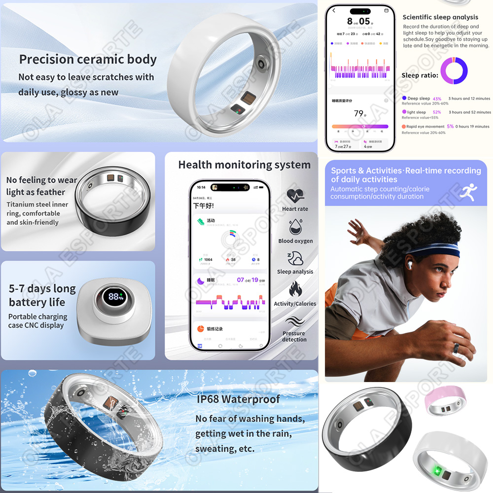Keramik-Smart-Ring mit Herzfre – Health Monitors Bewertung und Preis