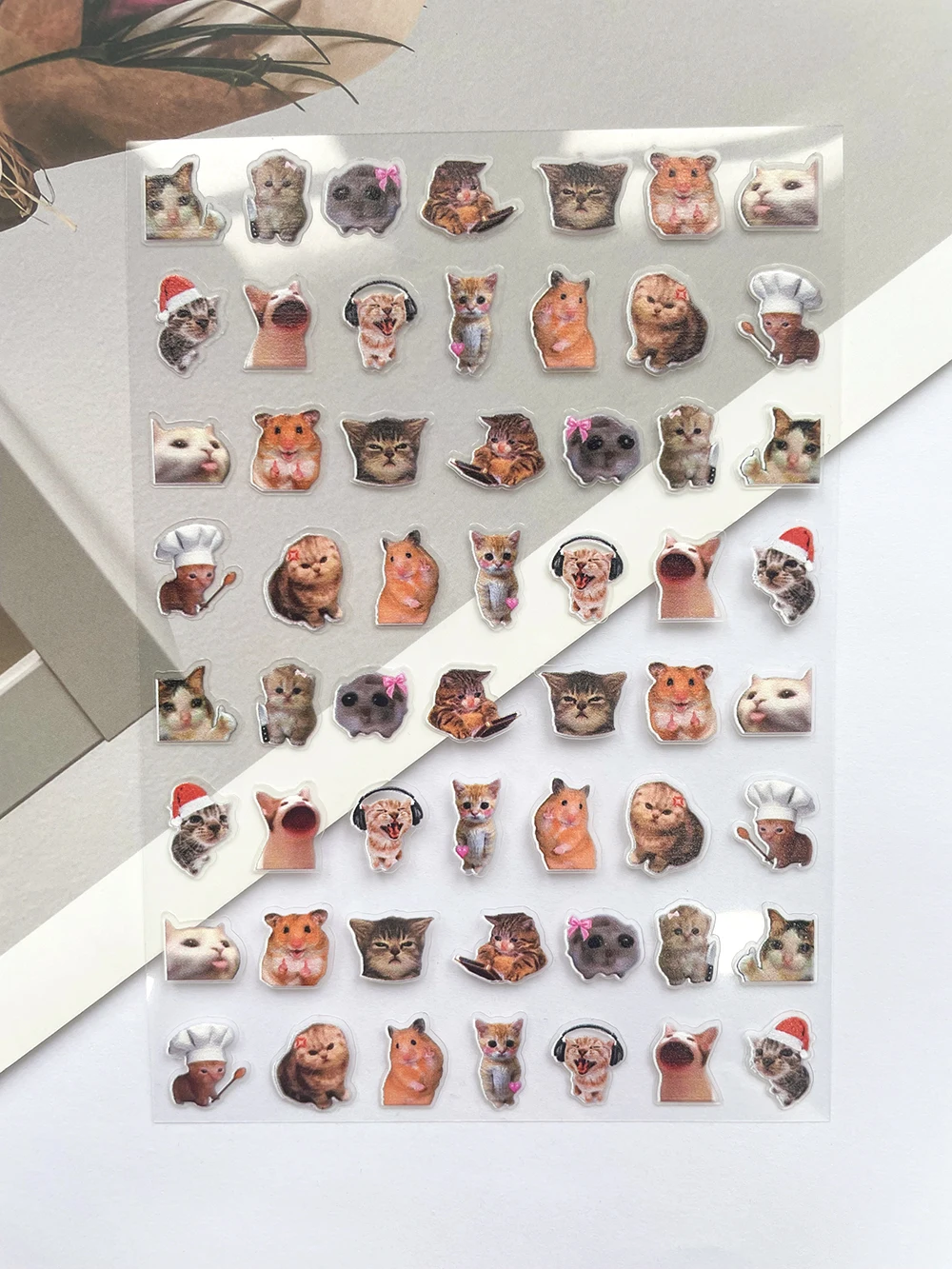 Mini PVC Lustige Katzen-Poster – Nail Art Bewertung und Preis